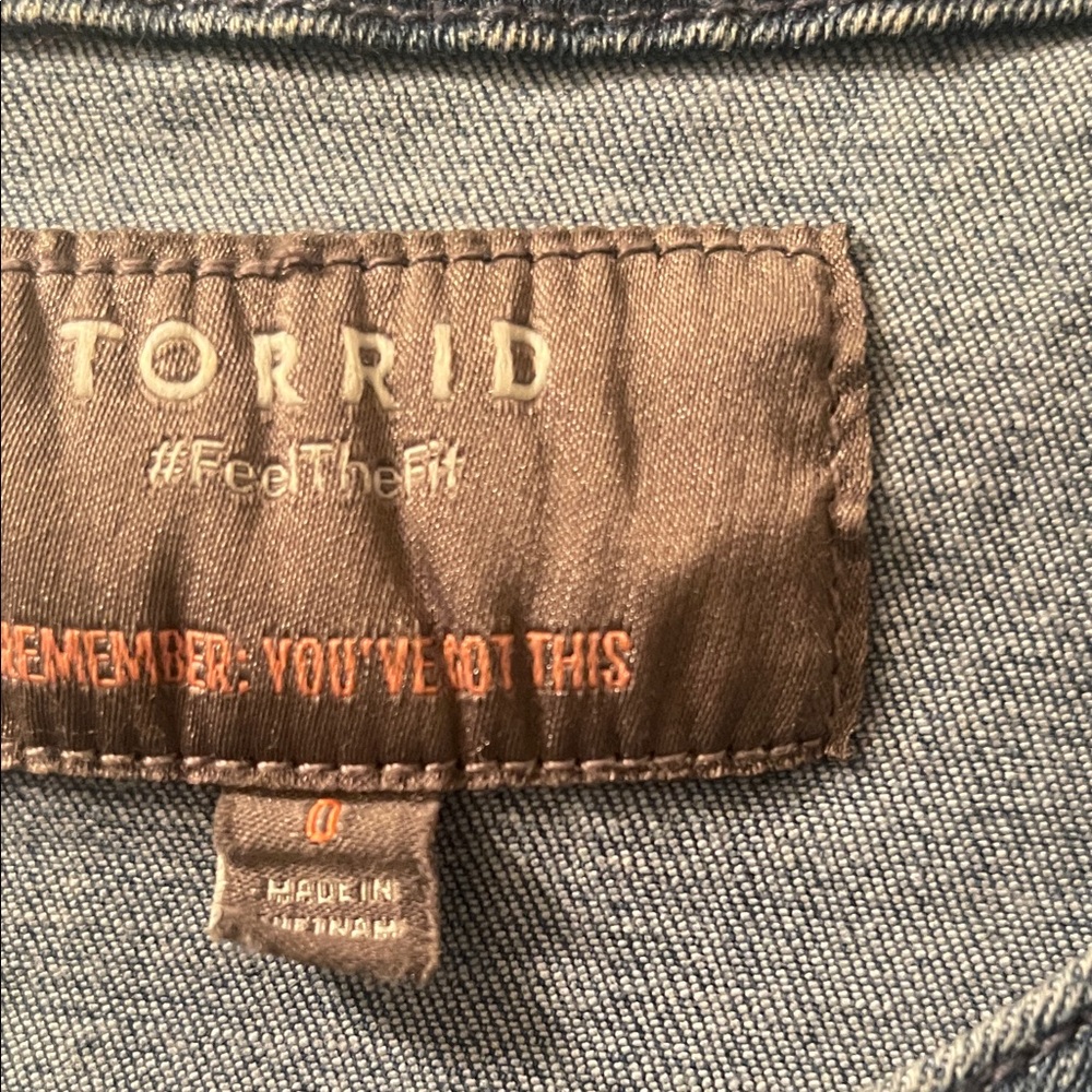 Torrid Denim Jean Jacket - Picture 2 of 7